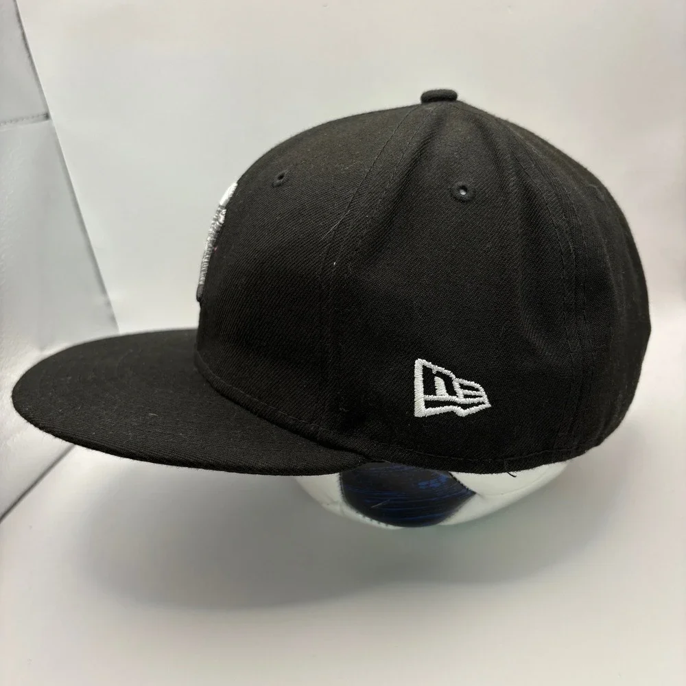 Vintage Style New Era New York Yankees MLB Fitted Hat Black 59FIFTY Size 7 1/4 - Picture 4 of 6